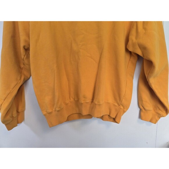 VTG GAP Sweatshirt Mens M Yellow Athletic Sweats Blank Essential 90s Y2K Baggy - Picture 3 of 10